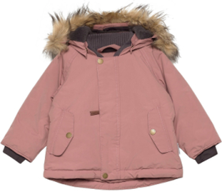 Wally Fake Fur Jacket, M Outerwear Snow/ski Clothing Snow/ski Jacket Rosa Mini A Ture*Betinget Tilbud