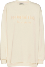"Oz Sweater Tops Sweatshirts & Hoodies Sweatshirts Cream Ivana Helsinki"
