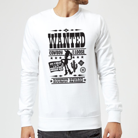 Toy Story Wanted Poster Sweatshirt - White - L - White
