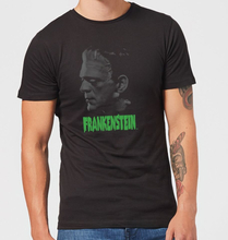 Universal Monsters Frankenstein Greyscale Men's T-Shirt - Black - S