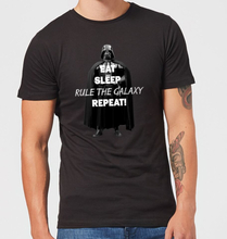 Star Wars Eat Sleep Rule The Galaxy Repeat Men's T-Shirt - Black - M - Black