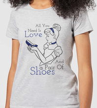 Disney Princess Cinderella All You Need Is Love Women's T-Shirt - Grey - S