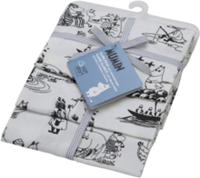 Moomin Archipelago Eco, Flannel Blankets, 3-Pack Baby & Maternity Baby Sleep Muslins Muslin Blankets White Rätt Start