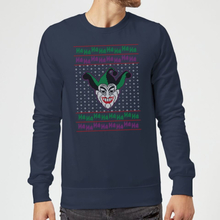 DC Comics Joker Knit Weihnachtspullover – Navy - S