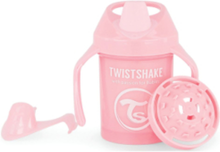 Twistshake Mini Cup 230Ml 4+M Pastel Pink Home Meal Time Cups & Mugs Rosa Twistshake*Betinget Tilbud