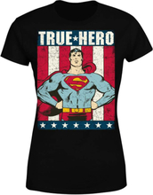 DC Originals Superman True Hero Women's T-Shirt - Black - S - Black