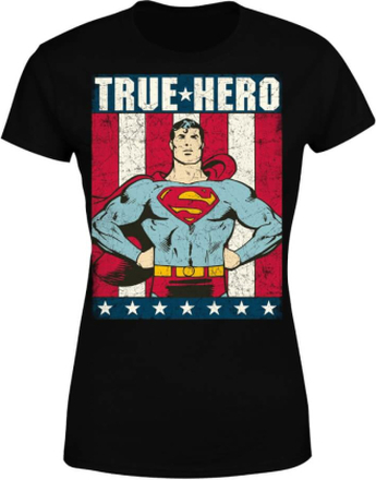 DC Originals Superman True Hero Women's T-Shirt - Black - S - Black
