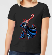 Star Wars Candy Cane Darth Vader Women's Christmas T-Shirt - Black - S - Black