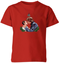 Star Wars Mistletoe Kiss Kids' Christmas T-Shirt - Red - 3-4 Years - Red