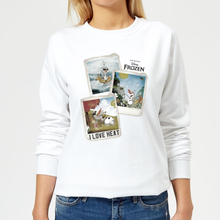 Disney Frozen Olaf Polaroid Women's Sweatshirt - White - S - White