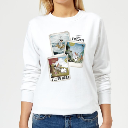 Disney Frozen Olaf Polaroid Women's Sweatshirt - White - XXL - White