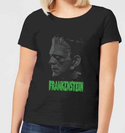 Universal Monsters Frankenstein Greyscale Women's T-Shirt - Black - 5XL - Black
