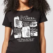 Life Is Like A Camera Women's T-Shirt - Black - 5XL