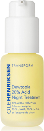 Transform Dewtopia 20% Acid Treatment Serum Ansiktspleie Gul Ole Henriksen*Betinget Tilbud