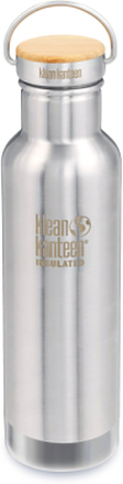 Klean Kanteen Insulated Reflect Stainless Uni Bamboo Cap 591ml Brushed Stainless