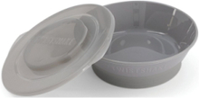 Twistshake Bowl 6+M Pastel Grey Home Meal Time Plates & Bowls Bowls Grey Twistshake