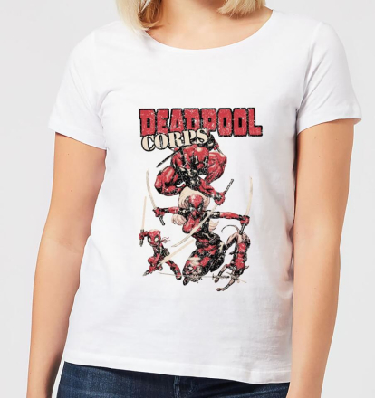 Marvel Deadpool Family Corps Damen T-Shirt - Weiß - XXL