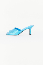 Gina Tricot - Sparkling high heel sandals - høye hæler - Blue - 40 - Female