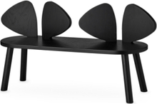 Mouse Bench Home Furniture Chairs & Stools Svart Nofred*Betinget Tilbud