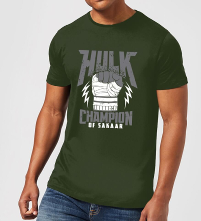 Marvel Thor Ragnarok Hulk Champion Herren T-Shirt - Grün - L
