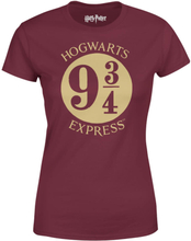 Harry Potter Platform Burgundy Women's T-Shirt - XL