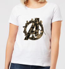 Marvel Avengers Infinity War Avengers Logo Damen T-Shirt - Weiß - S
