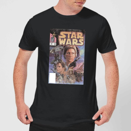 Star Wars Classic Classic Comic Book Cover Herren T-Shirt - Schwarz - M