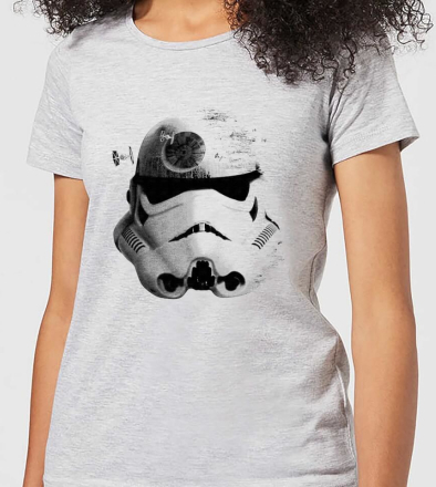 Star Wars Command Stormtrooper Death Star Women's T-Shirt - Grey - XL - Grey