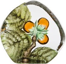 Målerås Glasbruk - Floral Fantasy Hassel 10, 5 mm Oransje