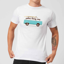Florent Bodart Blue Van Men's T-Shirt - White - 5XL