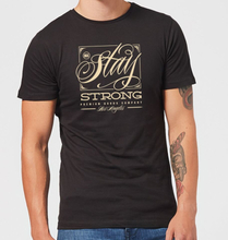 Stay Strong Deming Men's T-Shirt - Black - XS