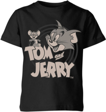 Tom & Jerry Circle Kids' T-Shirt - Black - 3-4 Years