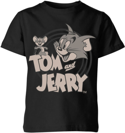 Tom & Jerry Circle Kids' T-Shirt - Black - 11-12 Years