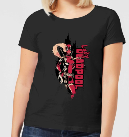 Marvel Deadpool Lady Deadpool Damen T-Shirt - Schwarz - L