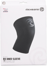 Rx Knee-Sleeve 7Mm Accessories Sports Equipment Braces & Supports Knee Support Svart Rehband*Betinget Tilbud