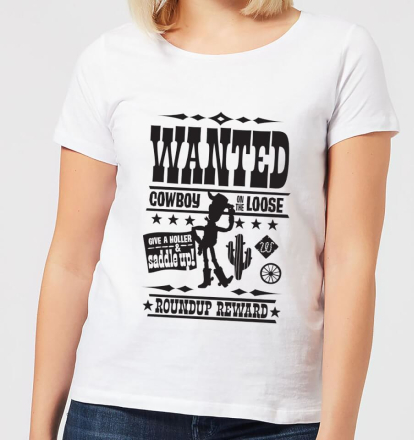 Toy Story Wanted Poster Damen T-Shirt - Weiß - XL