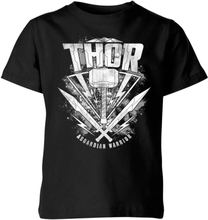 Marvel Thor Ragnarok Thor Hammer Logo Kids' T-Shirt - Black - 3-4 Years