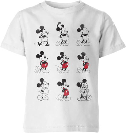 Disney Evolution Nine Poses Kids' T-Shirt - White - 7-8 Years - White