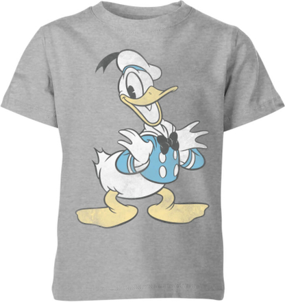 Disney Donald Duck Posing Kinder T-Shirt - Grau - 11-12 Jahre