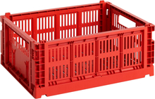 HAY Colour Crate oppbevaringsboks medium, red