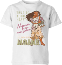 Moana Natural Born Navigator Kids' T-Shirt - White - 3-4 Years