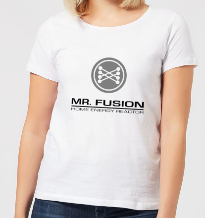 Back To The Future Mr Fusion Women's T-Shirt - White - XL