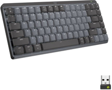 Logitech Mx Mechanical Mini Trådløst mekanisk tastatur Brown Tactile Quiet