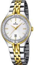 Festina F16868/1 Horloge Mademoiselle staal zilver- en goudkleurig 32,5 mm