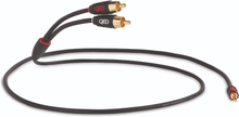 QED: Profile J2P RCA 3.5mm Mini Jack Kabel 1,0 meter - Zwart