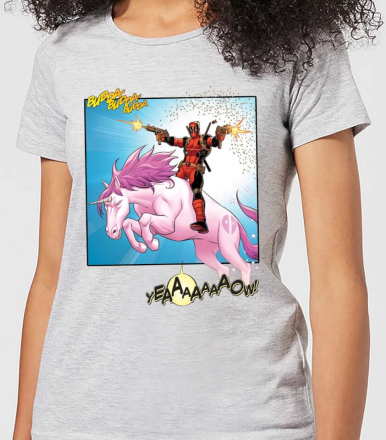 Marvel Deadpool Unicorn Battle Damen T-Shirt - Grau - XXL