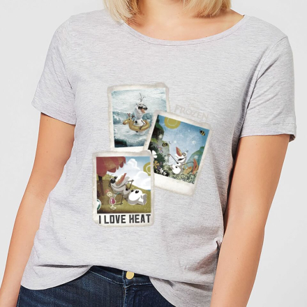 Disney Frozen Olaf Polaroid Women's T-Shirt - Grey - 4XL