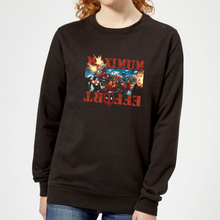 Marvel Deadpool Maximum Effort Women's Sweatshirt - Black - S - Black