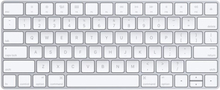 Apple Magic Keyboard - English (us) Trådløs Tastatur Hvid; Sølv