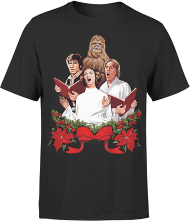 Star Wars Weihnachten Jedi Carols T-Shirt - Schwarz - XL